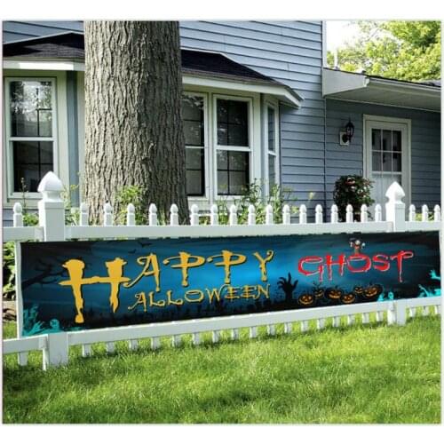 Halloween party banner Halloween Outdoor Decorations Hanging Witch Decor Porch Decoration Welcome Signs Festive & Party Supplies