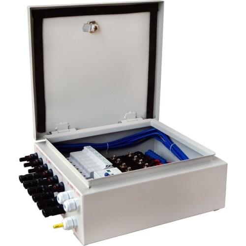 6 String Solar Panel Combiner Box with 10A Circuit Breaker PV