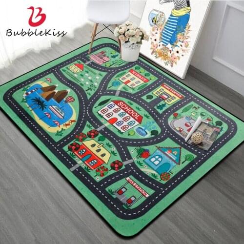 Bubble Kiss Non-Slip Bedroom Carpets Baby Play Carpet Double-Layer Sponge Design Carpet Kids Crawling Rug Hot Sale Floor Mats