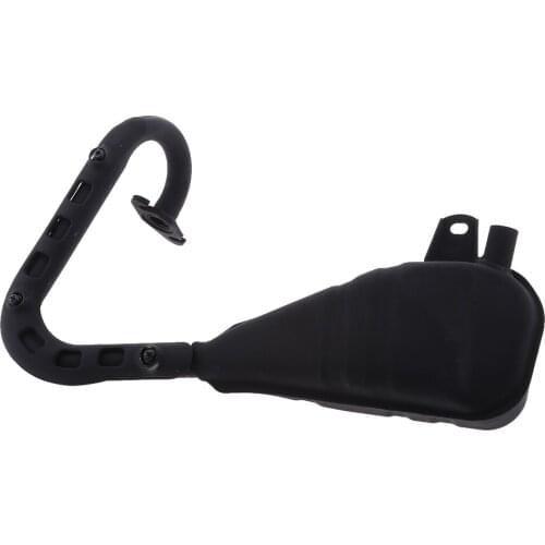 Black Metal Exhaust System Front Connect Pipe Replacement for Yamaha PW50 Motorbike