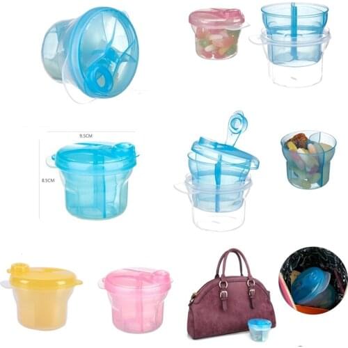 Milk Powder Dispenser Food Container Portable Infant Bean Storage Box Kids Baby Care Toddler Travel Baby Food Bottle Storage