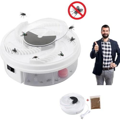 Effective Electric Fly Trap Pest Device Insect Catcher Automatic Flycatcher Fly Trap Catching Artifacts Insect Trap Usb plug