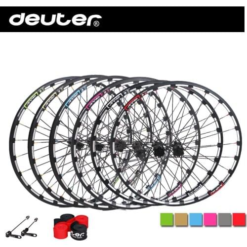 MTB bike wheelset CNC alloy rim Mountain bicycle wheels four bearings compatible QR thru axle 8/9/1011 Speed wheelset parts