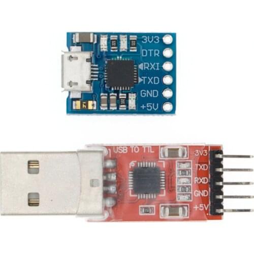 CP2102 module USB to TTL serial UART STC download cable Super Brush line upgrade A Type USB Micro USB 5Pin 6Pin