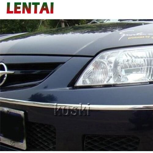 LENTAI For Peugeot 206 307 407 308 207 508 3008 2017 208 2008 Infiniti Abarth 5M Chrome Trim Styling Car Sticker Molding Strip