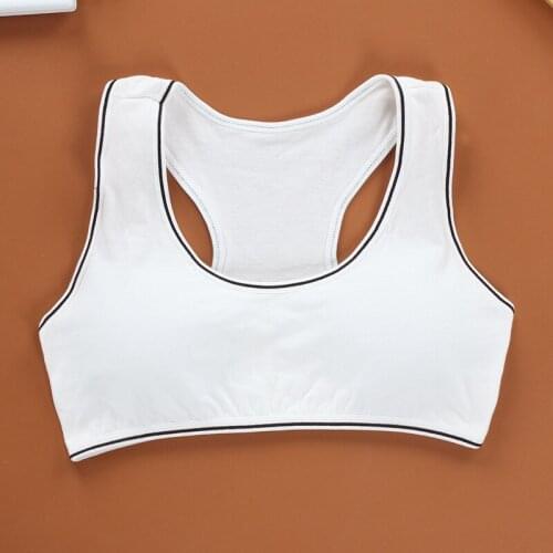 Summer Thin Girl Training Soft Bra Sport Girl Bras For Teen Girls Children Topic For Teenagers Vest bras wire free