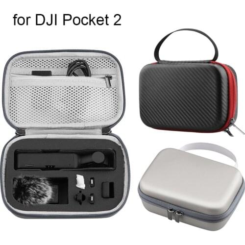 Mini Carrying Bag Portable Storage Case for DJI Pocket 2 Damping Box Travel Protection Handbag Handheld Gimbal Camera Accessory