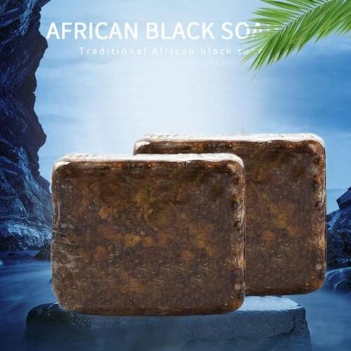 Natural 100% African Black Soap Magic Anti Taches Beauty Bath Body Treatment Acne Skin Help Clear Spots And Spots On The Skin