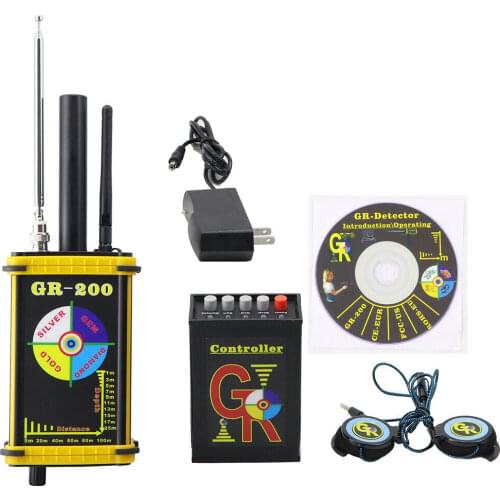 Newest Upgraded HAWKEYE GR-200 Metal Detector Long Range GR200 Gold Silver Gem Diamond Copper Treasure Detector Finder
