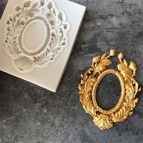 Frame Decorating Fondant Cake Silicone Mold Candy Biscuits Molds Chocolate Cake Mould Cartoon Kitchen Baking Tools