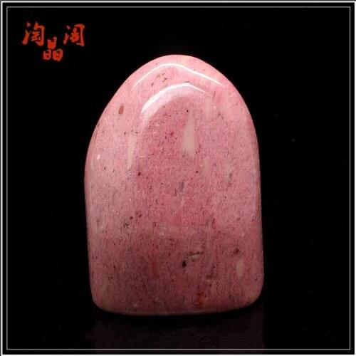 Pink tree jade ornaments jade seal with the form of wood fossil woods stone mineral fossils