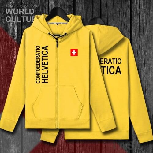 Swiss Confederation Switzerland CHE CH Confoederatio Helvetica fleeces hoodies winter clothes men jackets and jerseys tracksuit