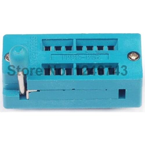 1PCS/Lot 14 Pin Universal ZIF Socket For IC Test and Program