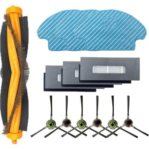Roller Main Brush Water tank Side Brushes Mop Cloth Rag Holder HEPA Filter for Ecovacs Deebot OZMO 930 Robot Vacuum Cleaner Part