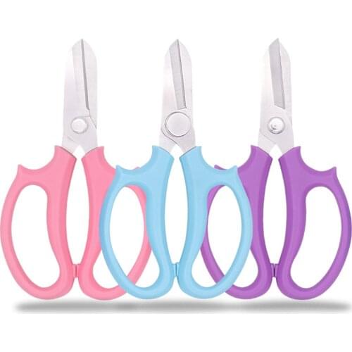 1PC Japanese style flower gardening pruning shear Household pruning scissors,random color