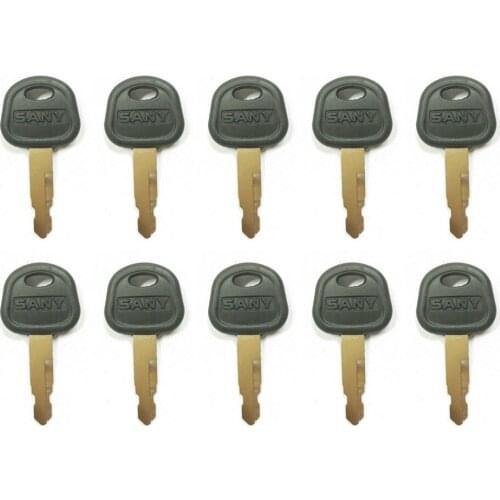 10x Heavy Equipment Ignition Key For Sany Excavator Bulldozer Loader