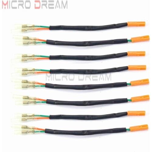 2 Pin Plug Turn Signal OEM Indicators Wire Adapter Plugs Universal for Honda CB/CBR 400 600 650 1000 RR/X/F VT VTX1300 VTX1800