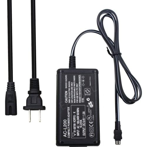 8.4V AC Adapter Charger For Sony HandyCam DCR-HC52E DCR-IP220E DCR-IP55E AC-L25