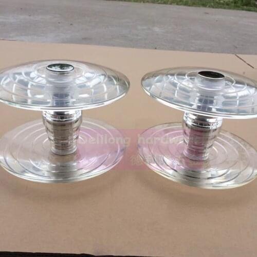 Hot sale white crystal glass door pull round handle door knobs D-308