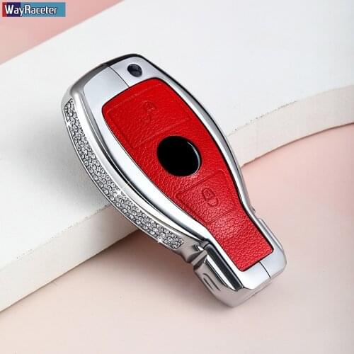 Car Key Case Cover Holder Shell For Mercedes Benz W204 W205 W176 W212 W117 X156 R172 A C E GLC CLA GLA SLK Class AMG Accessories