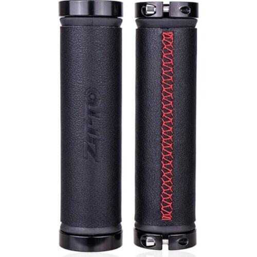 Ergonomic Straight Mountain Bike Handlebar Cover Microfiber Leather Anti-skid Bicycle Handle Grips Cycling Steering Wheel Cover