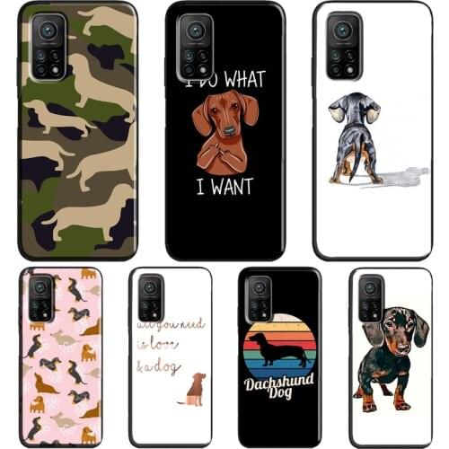 Dachshund Teckel Dackel Dog Case For Xiaomi Mi 11 Ultra 9 10 Lite Mi 10T Pro Note 10 Lite Cover For POCO X3 Pro M3 F3
