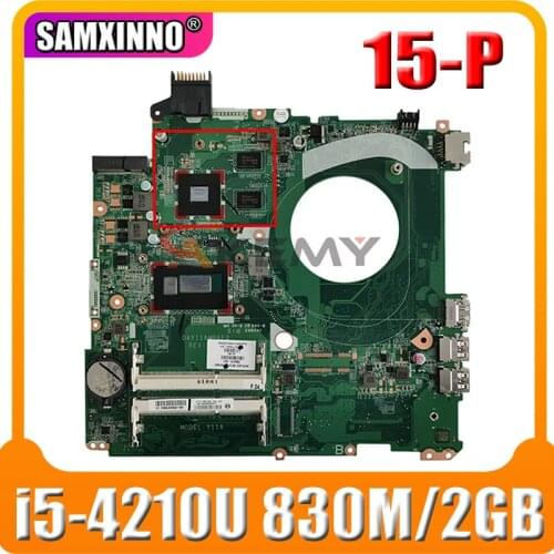 For HP Pavilion 15-P Laptop Motherboard With i5-4210U CPU 830M/2GB 766476-501 766476-001 DAY11AMB6E0 MB 100% Tested Fast Ship