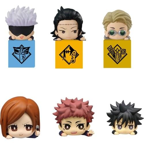 Original FURYU Hikkake Jujutsu Kaisen Gojo Satoru Lying Down Lying Down PVC Action Figure Figurals Brinquedos Toy Model Gift