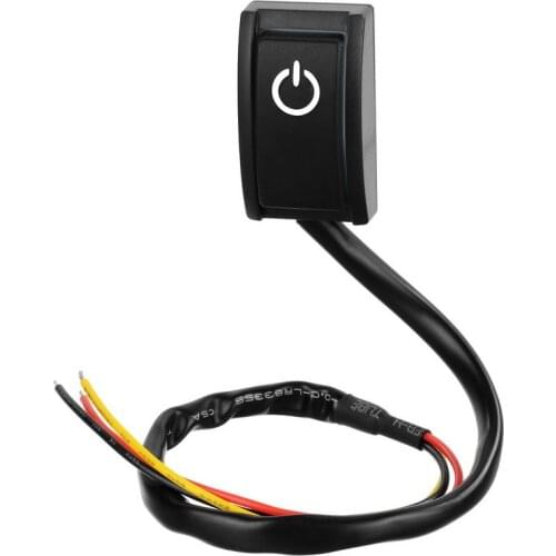 Jtron Car Button Switch DIY Switch Paste Type OFF/ON switch for car reading lamp/Turn lights small light DC 12V/200mA