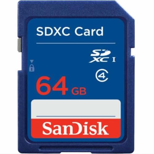 SanDisk SD Card 64GB SDXC Flash Memory Card Class 4 HD for NIKON CANON SDXC CAMERAS