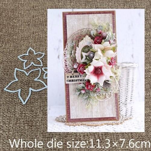 XLDesign Craft Metal Cutting Dies cut die new 3pcs flower decoration Scrapbooking Album Paper Card Craft Embossing Die Cuts