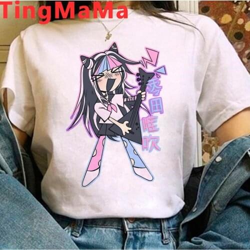 Danganronpa Nagito Komaeda Ouma Kokichi clothes men 2021 couple white t shirt grunge harajuku kawaii summer top white t shirt