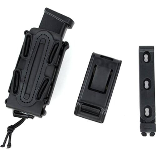 New TMC2779 9mm Soft Shell Outdoor Tactical Single Clip Magazine Pouch BK/DE/FG Free Shipping