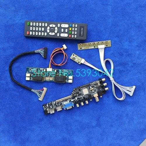 Fit LM220WE1(TL)(D1)/(TL)(D2)/(TL)(D3)/(TL)(D4) AV USB 4CCFL 30-Pin LVDS 1680*1050 digital 3663 DVB-C controller board kit