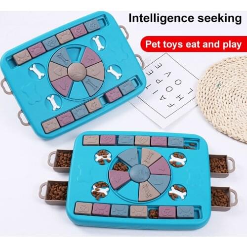 Stretchable Dog Puzzle Toys Slow Feeder Interactive Increase Puppy IQ Food Dispenser Non Slip Bowl Pet Cat Dogs Training Game