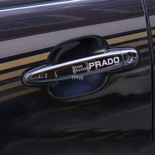 Stainless Steel Handle for Toyota Land Cruiser Prado 120 2003 2004 2005 2006 2007 2008 2009 Accessories