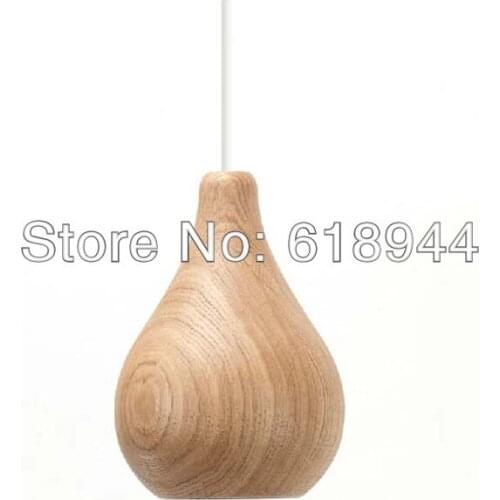 Freeshipping 2014 modern pendant light creative wood 220V pendant lights, lamp light fixture for home modern dining room