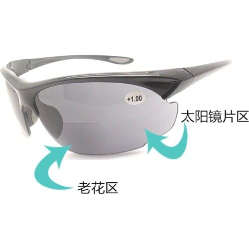 Sports Sun Readers Bifocal Reading Drive Safety Glasses Sunglasses Men Women Diopter Reading Presbyopic Oc Gafas De Lectura 2020