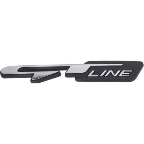 Cool 3D Car Style Sticker Gt Line Letters Sticker For Kia Rear Trunk Fender Car Doors Stickers Gt Line