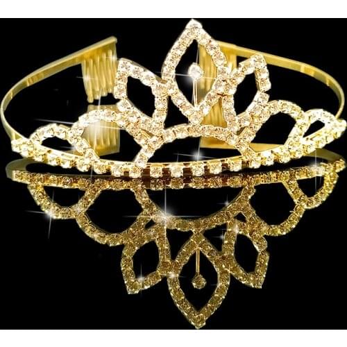 Wedding Crown Hair Jewelry Bridal Headpiece woman Baroque Rhinestones Crystal Tiaras Bride Party Crowns Wedding Hair Accessories