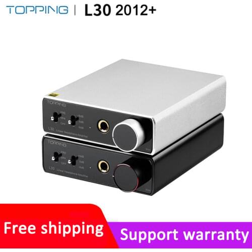 TOPPING L30 Headphone Amplifier 6.35MM NFCA HiFi RCA Hi-Res pre-amp preamplifier for E30 DAC best combination