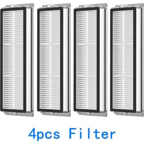 4pcs Hepa Air filter Washable Accessories for Xiaomi Dreame F9 DreameF9 Dreame F 9 Robot Vacuum Cleaner Replacements Kits Parts