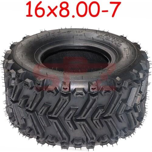 High quality 7 inch vacuum tires 16X8.00-7 inch tire wheels suitable for modifying four-wheel off-road motorcycle kart ATV