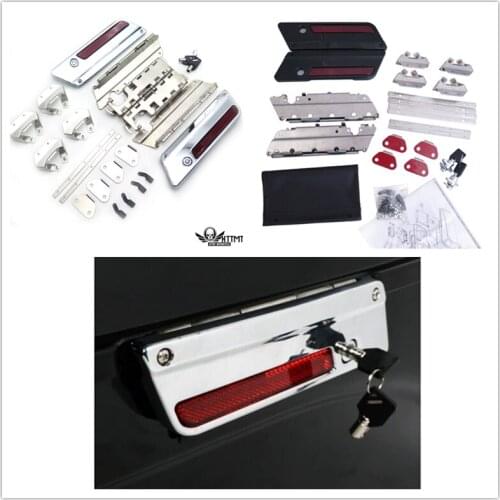 Aftermarket motorcycle parts Hard bags Saddlebag Hardware Latch Hinge kit for Harley davidson Touring 1994-2013 FLT FLH chrom