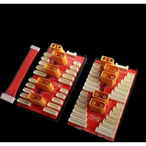 PG Parallel Charging Board XT90 Plug Supports 4 Packs 2-6S 2-8S Lipo Battery For RC Models Multicopter Spare Part Accessories