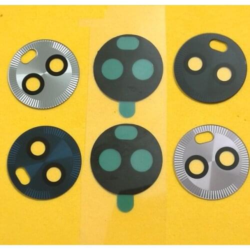 100Pcs Original New Back Main Camera Lens Glass Cover Ring with Adhesive Sticker Tape For Motorola for Moto G6 Replacement