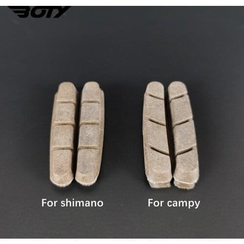 12g/pair! Cork brake pads for carbon rims road bike brake pads used for shiman0 or campagnol0