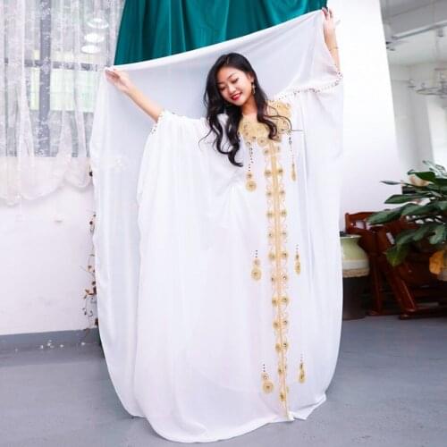 2021 New 908 Female Belly Dance Dress Set Women Golden Flower Design Loose Coat Latin Dance Skirt for Performance