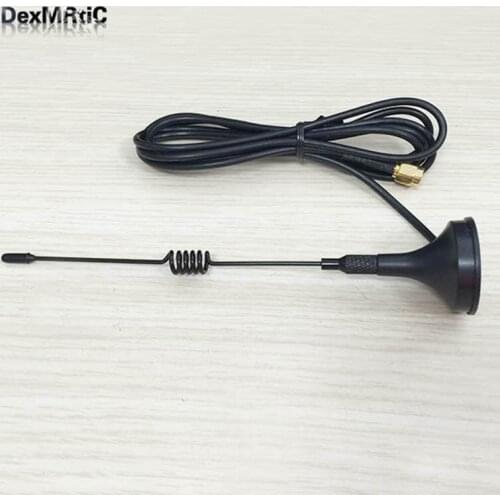 433Mhz radio antenna 3dbi magnetic base extension cable 1.5m RPSMA male #1