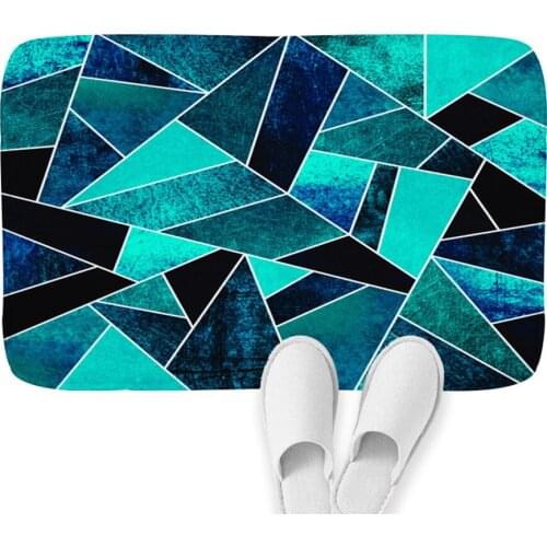 Abstract Plaid Living Room Door Mats Colorful Mandala Anti-Slip Home Decorative Kitchen Floor Carpet Entrance Mat In Hallway Rug